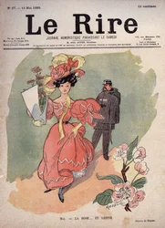 Mese di maggio - la rosa e... Lepine (Louis Jean-Baptiste Lepine)