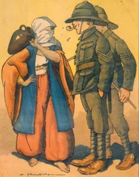 1° Wk. / Medio Oriente / Caricatura / La Baionnette