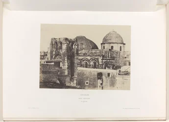 Vista della Chiesa del Santo Sepolcro a Gerusalemme
