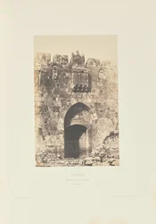 Gerusalemme. Porta di Santo Stefano. Vista esterna
