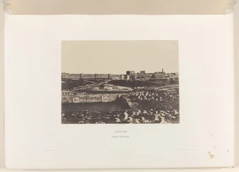 Bacino di Mamilla fuori dalle mura della città vecchia di Gerusalemme