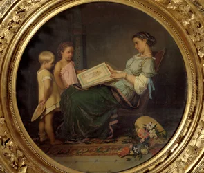 La lezione di lettura, 1854. Parigi, Musée d