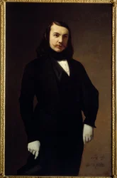 Ritratto di Theophile Gautier, poeta, romanziere e critico letterario