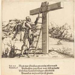 Cristo che ascende la croce con il peccato, la morte e il diavolo, 1547