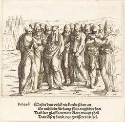 Mosè parla ai figli di Israele, 1548
