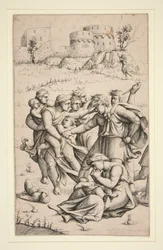 Il massacro degli innocenti (foglio centrale della serie di 3 fogli)
