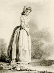 Studio di una giovane donna