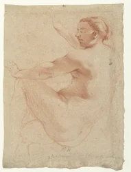 Nudo femminile seduto