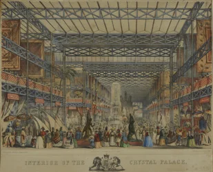 Interno del Crystal Palace, 1851