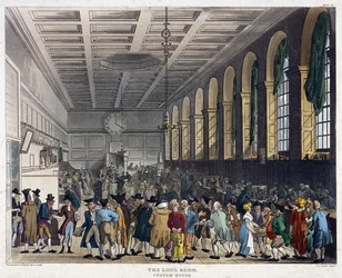 Interno della Dogana, Londra, 1808