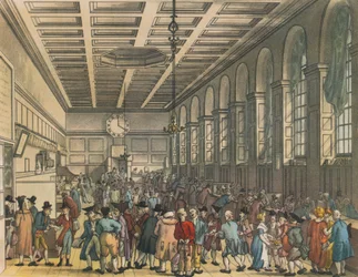 Interno della Dogana, Londra, 1808