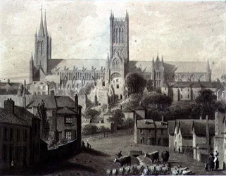 Cattedrale di Lincoln da Sud
