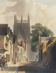 Magpie Lane, Oxford, illustrazione da 