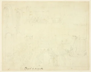 Studio per la Cappella di Newgate, da Microcosmo di Londra