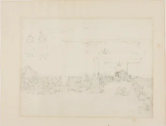 Studio per la sala da pranzo, manicomio