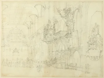 Studio per Guild Hall, da Microcosmo di Londra