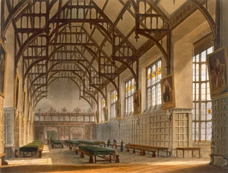 La Sala del Trinity College, Cambridge, da 