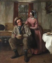 Charles Dickens nel ruolo di Sir Charles Coldstream, c.1850