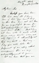 Lettera di Augustus Wall Callcott, 7 maggio 1838, 1904