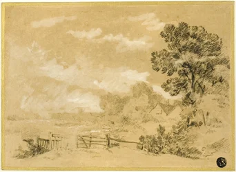 Paesaggio con struttura