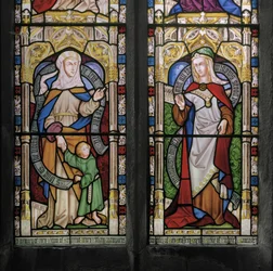 Anna con il giovane Samuele e Dorcas