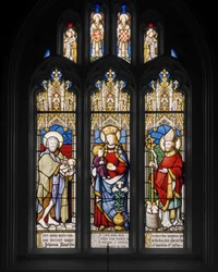 San Giovanni Battista, Vergine e Bambino, e San Nicola, 1841