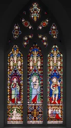 San Giovanni Evangelista, Vergine e Bambino e San Giorgio