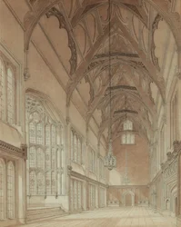 Interno di una sala del college