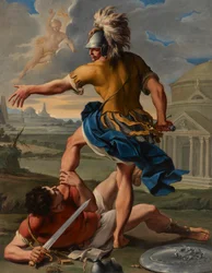 Il combattimento di Enea e Turnus