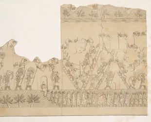 Assedio e scalata di una città (Kouyunjik), dai Monumenti di Ninive, pub. 1849