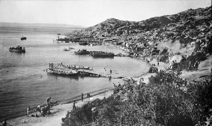 Vista di Anzac Cove, Gallipoli, 1915