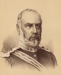 Tenente Colonnello Rowe (litografia a colori)
