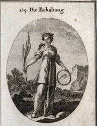 Allegoria della conservazione. Il ramo di cedro è incorruttibile ma è anche l