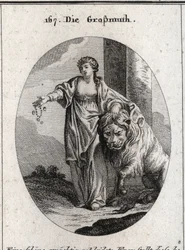 Allegoria della generosità con una corona d