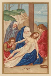 Deposizione di N.S. Gesù Cristo (cromolitografia)