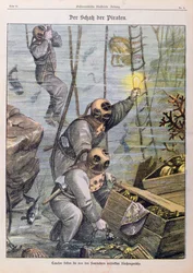 Sommozzatori trovano tesori saccheggiati dai pirati dalle chiese, 1897
