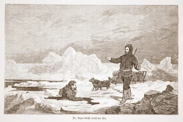 Il dottor Repes cade attraverso il ghiaccio, 1876