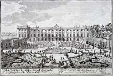 Facciata del giardino del Palazzo del Principe di Trauthson, Vienna c.1719