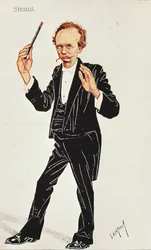 Richard Strauss che dirige