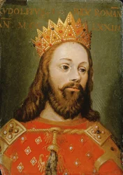 Rodolfo I (1218-91) imperatore del Sacro Romano Impero, fondatore della dinastia degli Asburgo