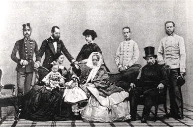La famiglia imperiale austriaca, 1860