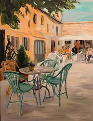 Un incantevole caffè all