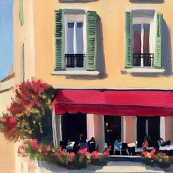 European Cafe Blossoms
