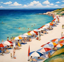 Una giornata di sole in spiaggia