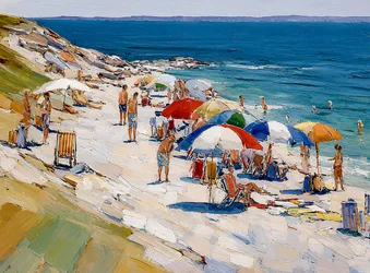 Una giornata di sole in spiaggia