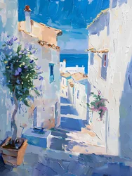 Vista di strada di Sunny Village
