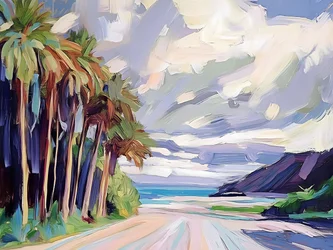 Strada della Spiaggia Tropicale