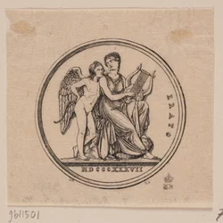 Medaglia con Rappresentazione di Erato