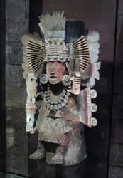 Bruciaprofumi a forma della dea del mais Xilonen, Tláhuac, tardo periodo postclassico, ca. 1500