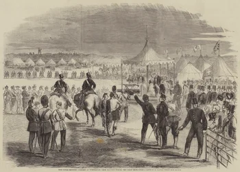 La gara di tiro a segno a Wimbledon, Sua Maestà spara il primo colpo